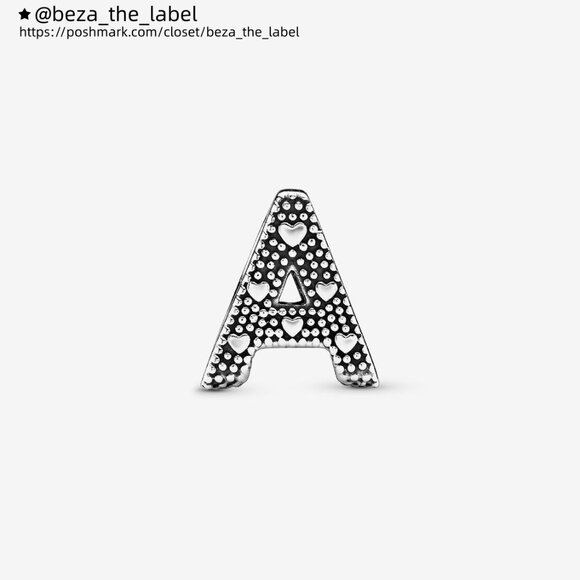 Pandora Letter A Alphabet Charm - Picture 2 of 6